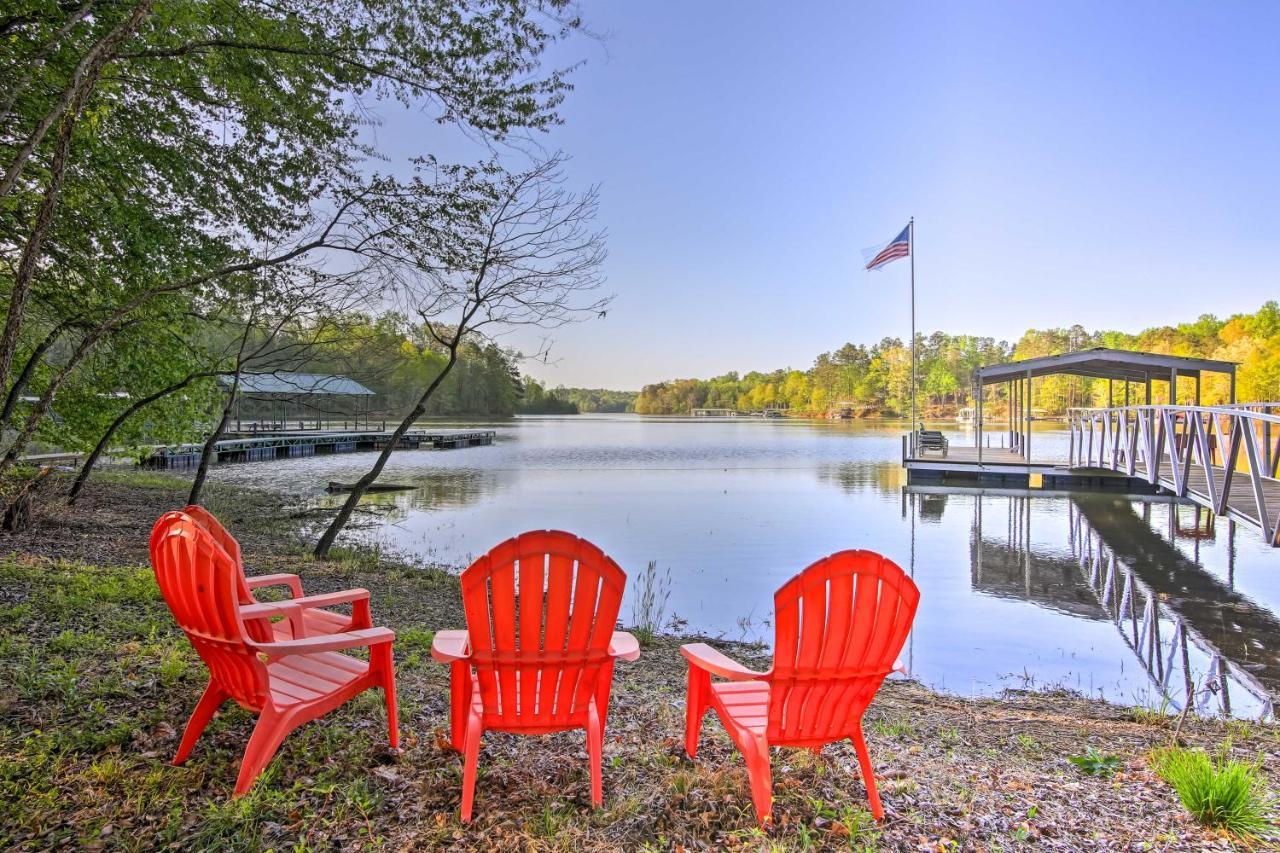 Lakefront South Carolina Abode With Deck And Boat Dock Fair Play Exteriör bild