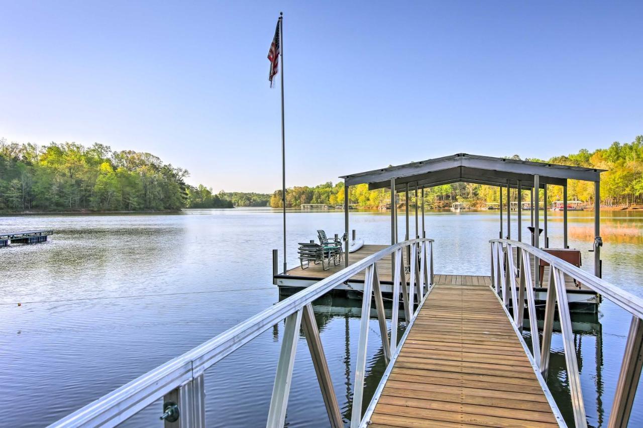 Lakefront South Carolina Abode With Deck And Boat Dock Fair Play Exteriör bild